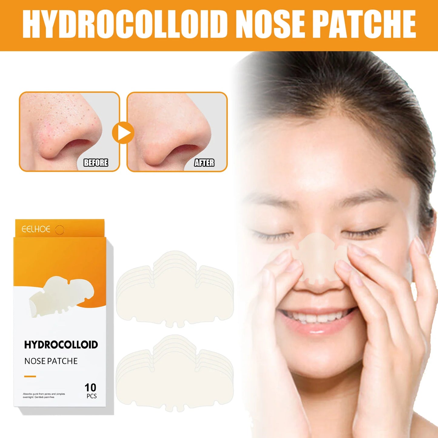 Bellisse™Mighty Patch Nose: Hydrocolloid anti